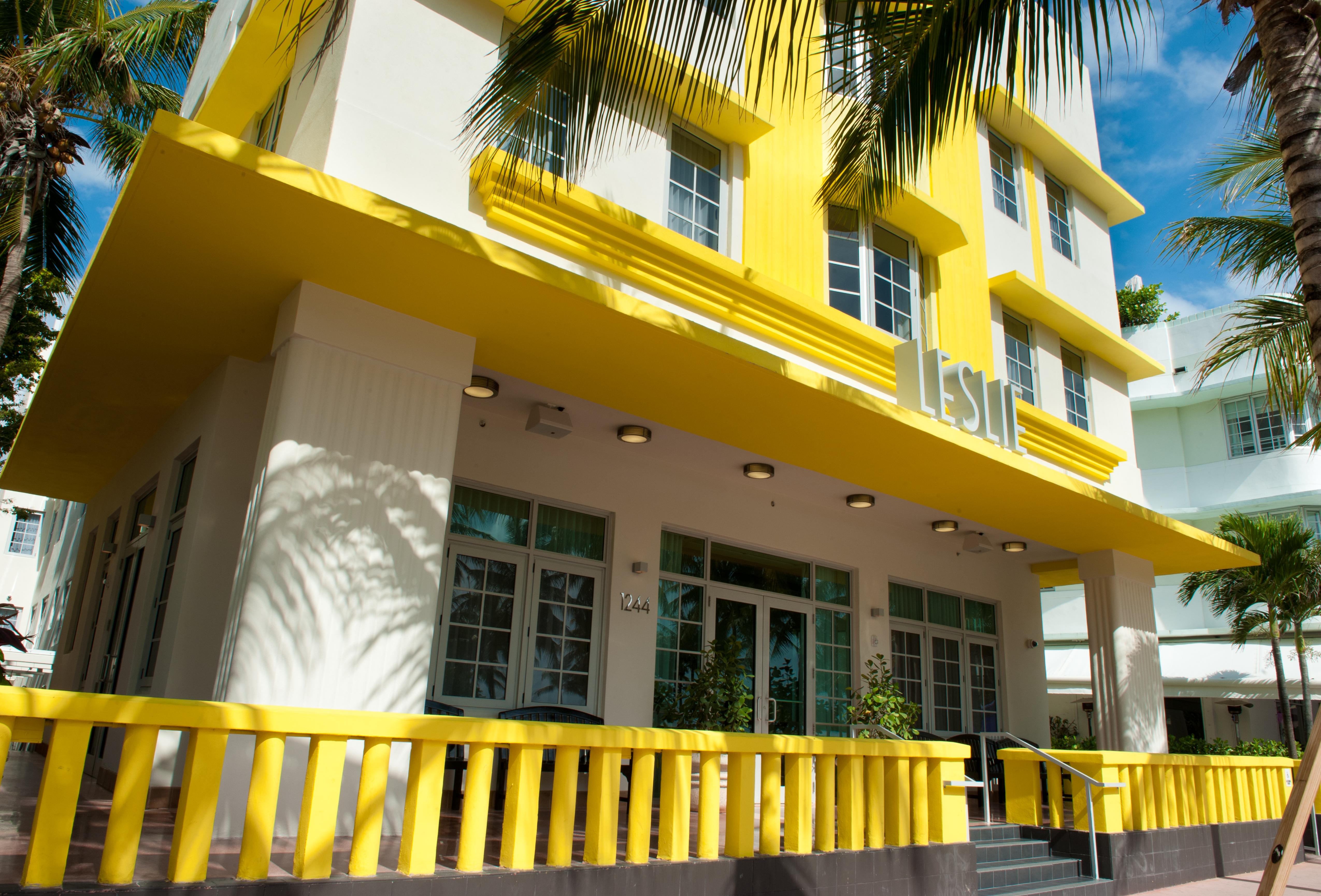 Leslie Hotel Ocean Drive Miami Beach Esterno foto